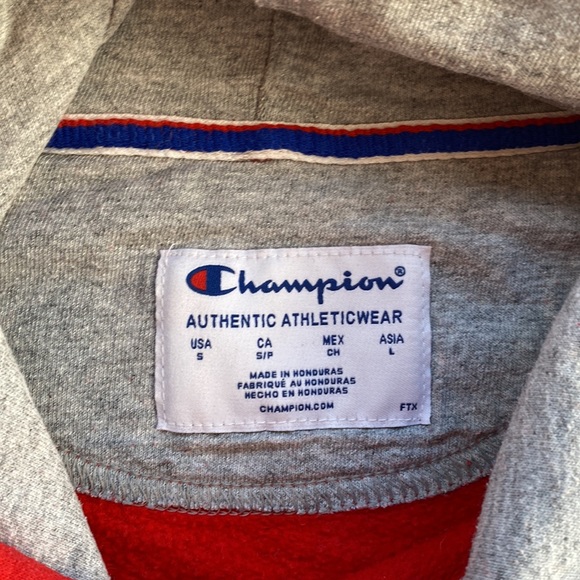Champion red hoodie - Picture 3 of 4